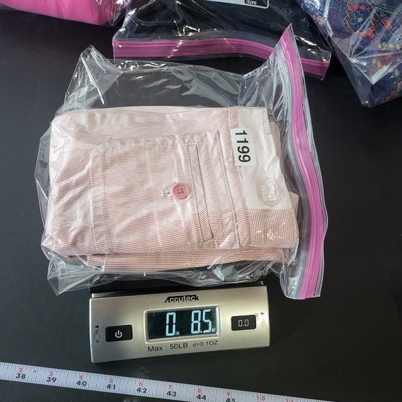 Talbots Womens Pink Stripe Midi Skirt Size 8 Career Office Summer Spring Career - Picture 11 of 11